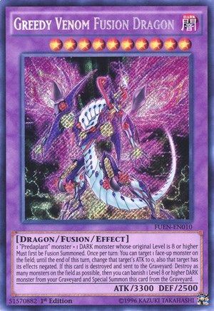 Greedy Venom Fusion Dragon (FUEN-EN010) - Fusion Enforcers 1st Edition
