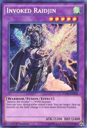 Invoked Raidjin (FUEN-EN028) - Fusion Enforcers Unlimited