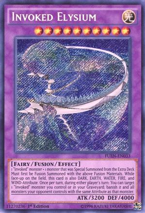 Invoked Elysium (FUEN-EN033) - Fusion Enforcers 1st Edition