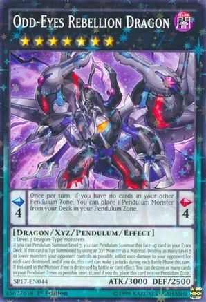 Odd-Eyes Rebellion Dragon (Starfoil) (SP17-EN044) - Star Pack - Battle Royal 1st Edition