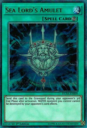 Sea Lord's Amulet (DUSA-EN009) - Duelist Saga 1st Edition