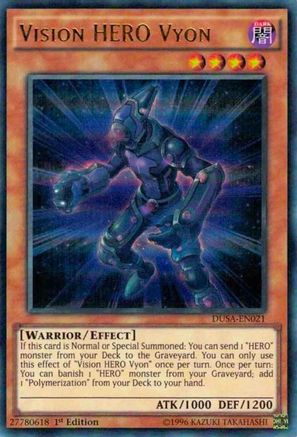 Vision HERO Vyon (DUSA-EN021) - Duelist Saga 1st Edition