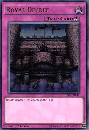 Royal Decree (DUSA-EN047) - Duelist Saga 1st Edition