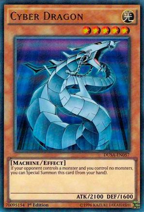 Cyber Dragon (DUSA-EN057) - Duelist Saga 1st Edition