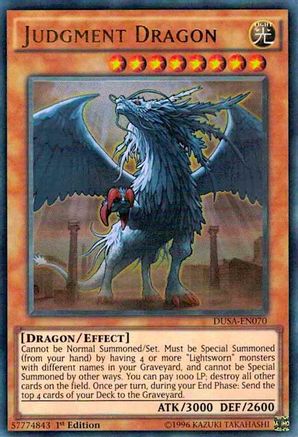 Judgment Dragon (DUSA-EN070) - Duelist Saga 1st Edition