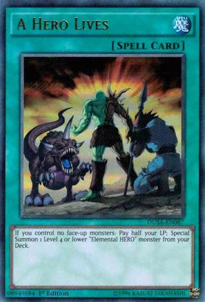 A Hero Lives - DUSA-EN087 - Duelist Saga 1st Edition