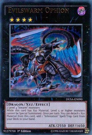 Evilswarm Ophion (DUSA-EN090) - Duelist Saga 1st Edition