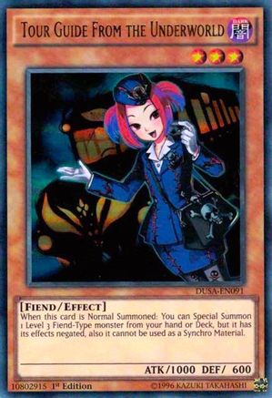 Tour Guide From the Underworld (DUSA-EN091) - Duelist Saga 1st Edition