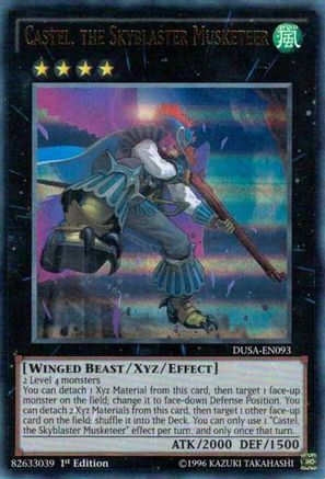 Castel, the Skyblaster Musketeer (DUSA-EN093) - Duelist Saga 1st Edition