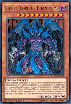 Raviel, Lord of Phantasms (DUSA-EN098) - Duelist Saga 1st Edition