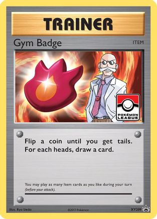 Gym Badge XY209/211 - XY Black Star Promos Holofoil