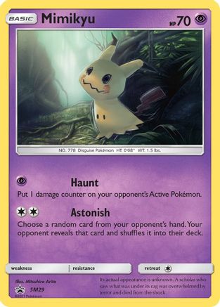 Mimikyu SM29/248 - SM Black Star Promos Holofoil