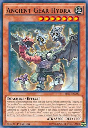 Ancient Gear Hydra - SR03-EN002 - Structure Deck: Machine Reactor 1st Edition