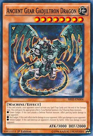 Ancient Gear Gadjiltron Dragon - SR03-EN004 - Structure Deck: Machine Reactor Unlimited