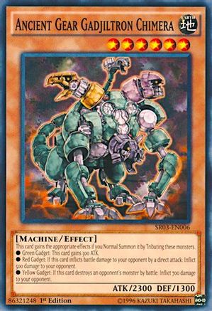 Ancient Gear Gadjiltron Chimera - SR03-EN006 - Structure Deck: Machine Reactor Unlimited