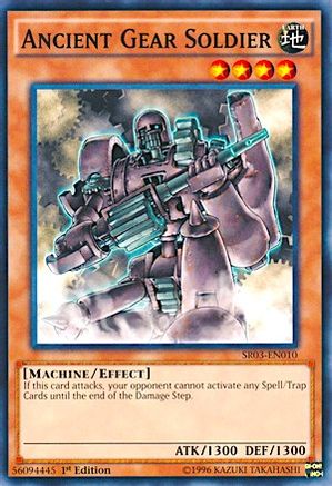 Ancient Gear Soldier - SR03-EN010 - Structure Deck: Machine Reactor 1st Edition