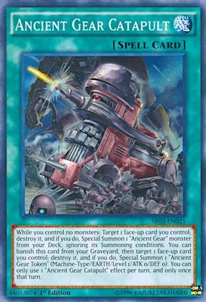 Ancient Gear Catapult - SR03-EN021 - Structure Deck: Machine Reactor Unlimited