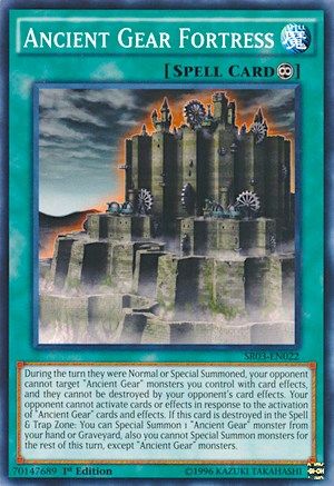 Ancient Gear Fortress - SR03-EN022 - Structure Deck: Machine Reactor Unlimited