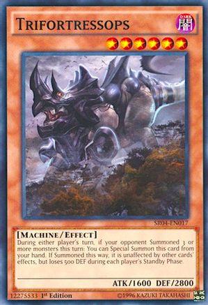 Trifortressops (SR04-EN017) - Structure Deck: Dinosmasher's Fury Unlimited