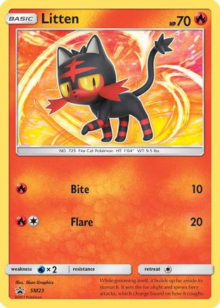 Litten SM23/248 - SM Black Star Promos Holofoil