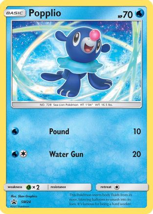 Popplio SM24/248 - SM Black Star Promos Holofoil