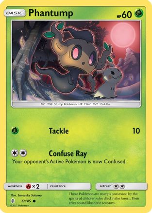 Phantump 6/145 - SM  Guardians Rising Reverse Holofoil