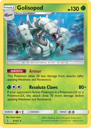 Golisopod 9/145 - Guardians Rising Holofoil