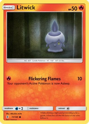 Litwick 11/145 - SM  Guardians Rising