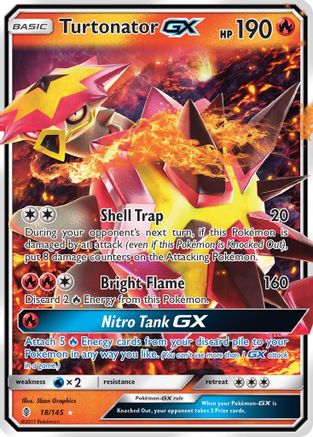 Turtonator-GX 18/145 - Guardians Rising Holofoil