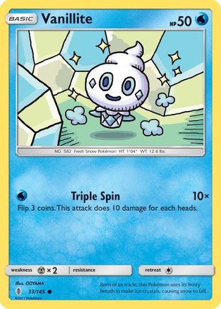 Vanillite 33/145 - SM  Guardians Rising