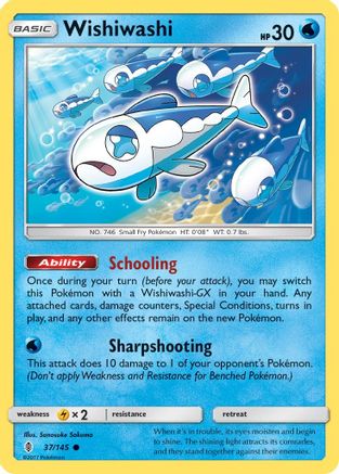 Wishiwashi 37/145 - SM  Guardians Rising
