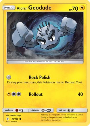 Alolan Geodude 40/145 - Guardians Rising