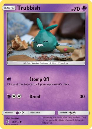 Trubbish 50/145 - SM  Guardians Rising Reverse Holofoil