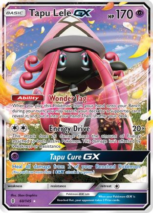 Tapu Lele-GX 60/145 - Guardians Rising Holofoil