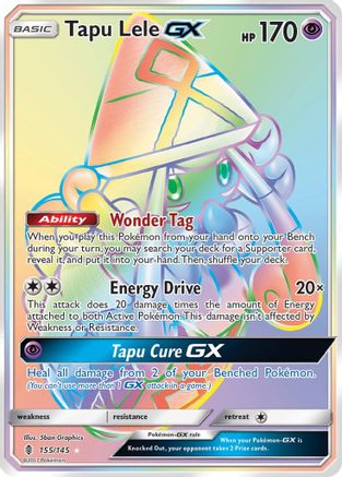 Tapu Lele-GX 155/145 - Guardians Rising Holofoil