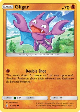 Gligar 67/145 - SM  Guardians Rising