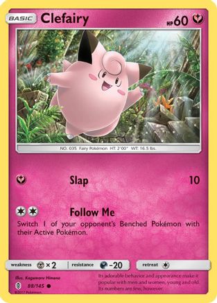 Clefairy 88/145 - SM  Guardians Rising