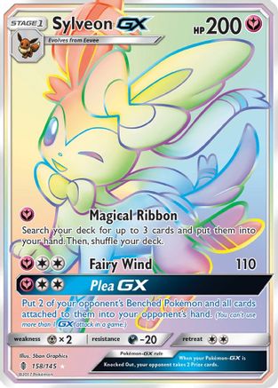 Sylveon-GX 158/145 - Guardians Rising Holofoil