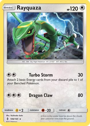 Rayquaza 106/145 - Guardians Rising