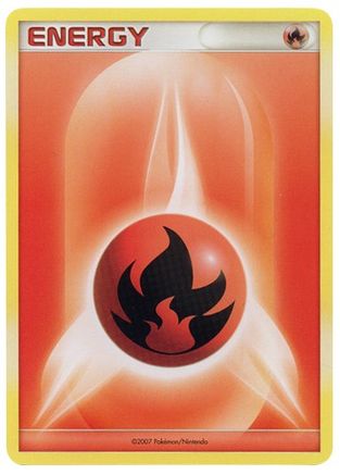 Fire Energy (2007 Unnumbered D/P Style Non-Holo) - League & Championship Cards