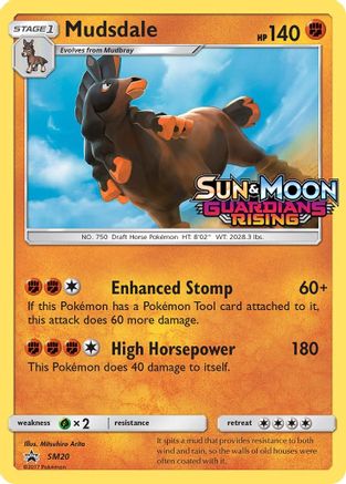 Mudsdale SM20/248 - SM Black Star Promos Holofoil