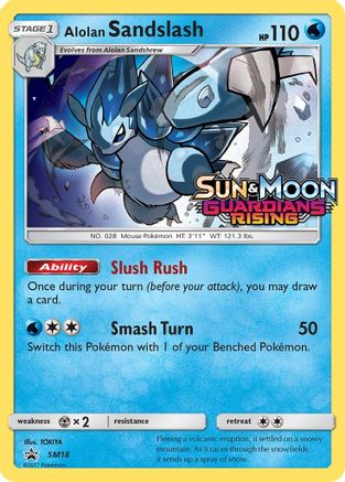 Alolan Sandslash - SM18 (Prerelease) - SM18/248 - SM Promos Holofoil
