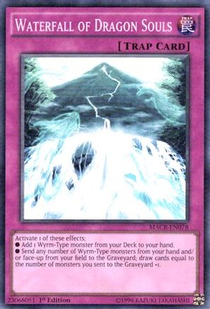 Waterfall of Dragon Souls (MACR-EN078) - Maximum Crisis 1st Edition