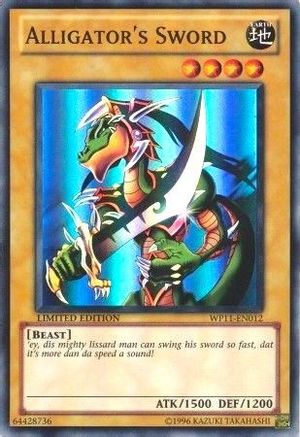 Alligator's Sword - WP11-EN012 - World Championship 2011 Card Pack Limited