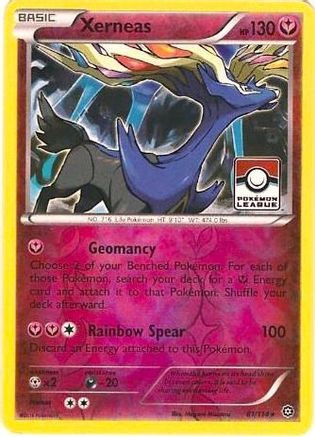 Xerneas - 81/114 (Pokemon League) 81 - League & Championship Cards Reverse Holofoil