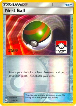 Nest Ball - 123/149 (League Cup) [Staff] 123 - League & Championship Cards Reverse Holofoil