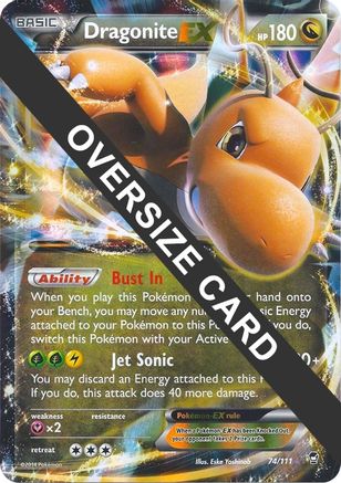 Dragonite EX - 74/111 74 - Jumbo Cards Holofoil