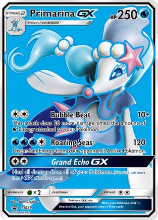 Primarina-GX SM39/248 - SM Black Star Promos Holofoil