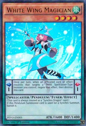 White Wing Magician (PEVO-EN005) - Pendulum Evolution 1st Edition