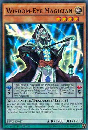 Wisdom-Eye Magician (PEVO-EN017) - Pendulum Evolution 1st Edition